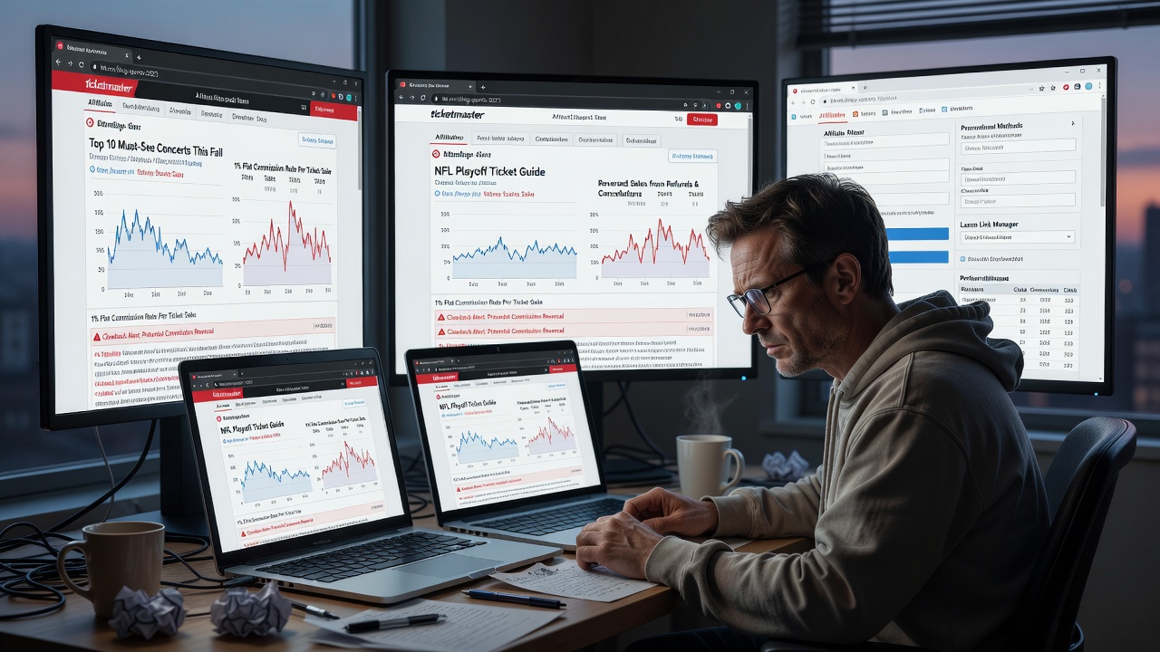 Ticketmaster's Affiliate Model Shows Limits of Low-Commission Marketing