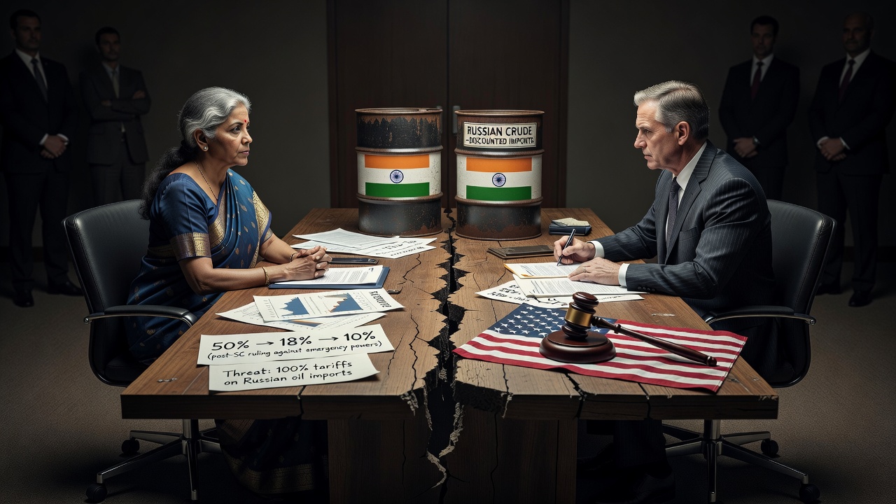 India-US Trade Talks Stall Again Over Tariffs and Oil