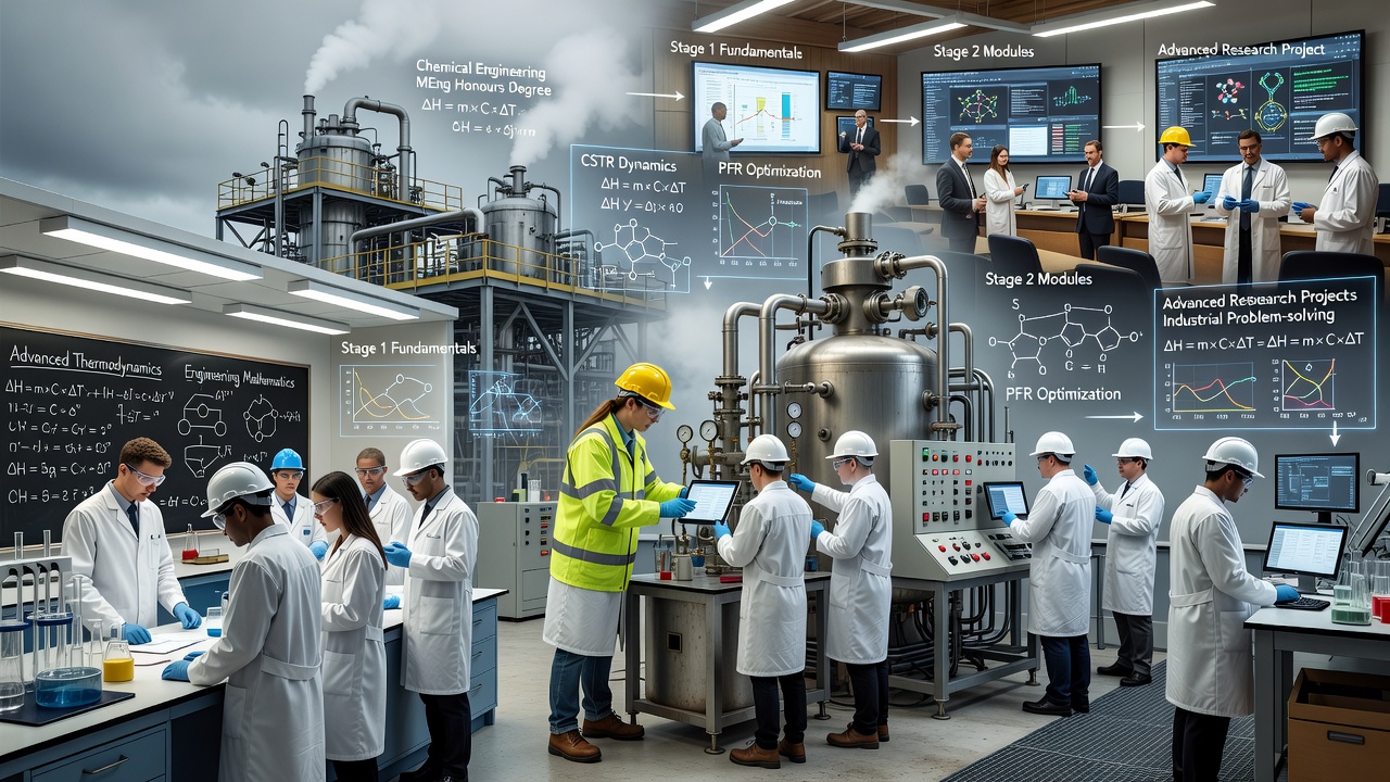 Chemical Engineering Degree Pairs Academic Rigour With Paid Industry Placement