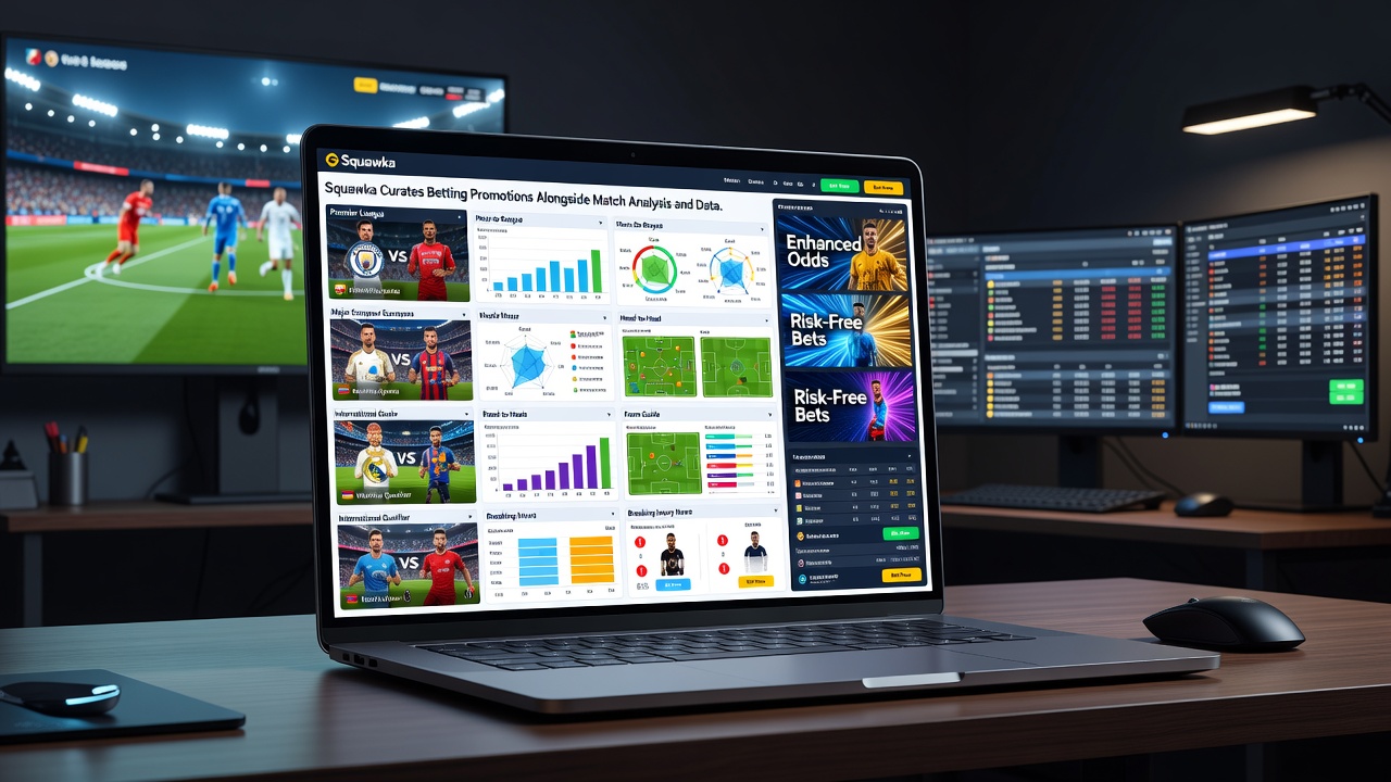 Squawka Curates Betting Promotions Alongside Match Analysis and Data