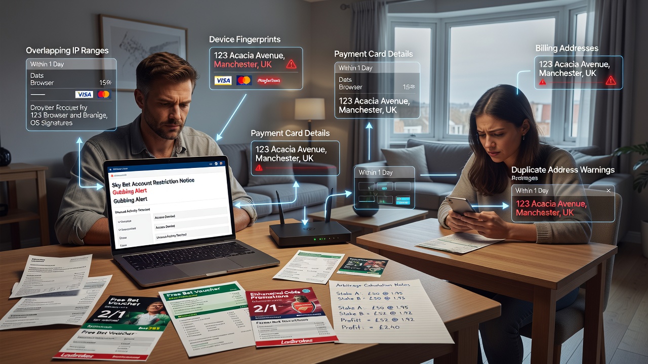 Shared Addresses Complicate Matched Betting for Couples