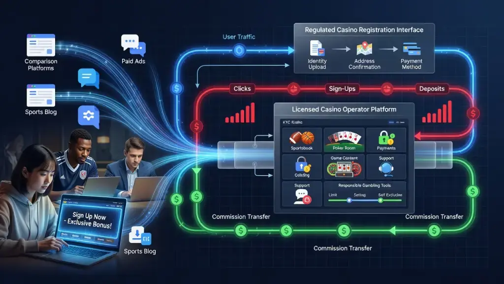 Behind Every Casino Sign-Up: How Affiliate Networks Really Work