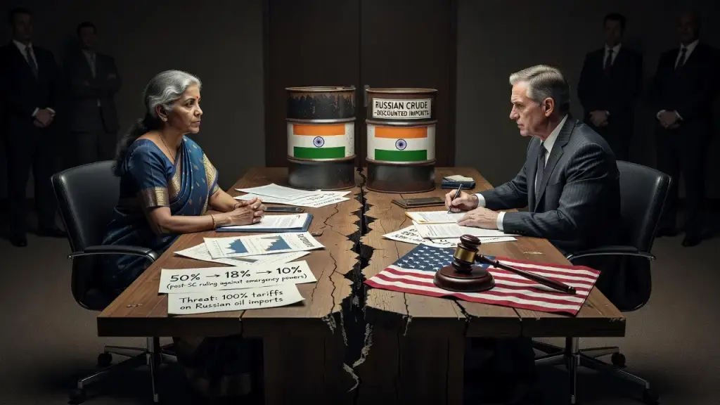 India-US Trade Talks Stall Again Over Tariffs and Oil